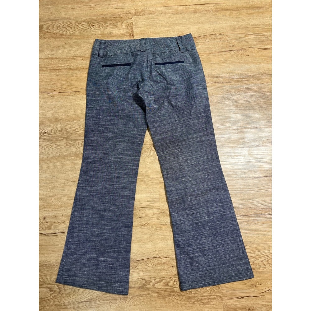 Alice + Olivia Trouser Pants Womens 8 Gray Charcoal Flare Bootcut Dress Pants - Picture 3 of 4